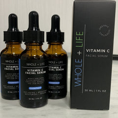 WHOLE + LIFE™ Vitamin C Facial Serum – Hydrate + Balance (30ml)