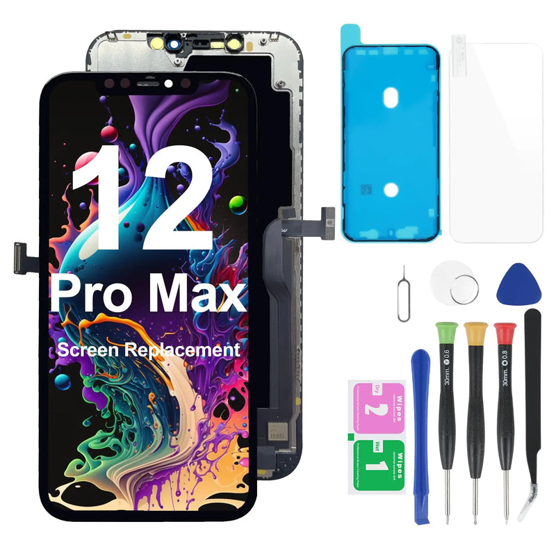 for iPhone 12 Pro Max Screen Replacement Retina 6.7