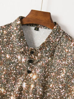 Polo Shirt Digital Printing Button Street Casual T-shirt