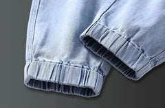 Men's Jeans Slim Fit Fashion Ankle-tied Harem Pants