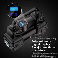 Air Compressor 12V Heavy Duty Portable Electric Car Tyre Inflator 150PSI UK