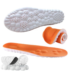 Ultra Comfort Insoles - Cloud 4D Insoles - Revolutionary Orthopedic Insole - Plantar Fasciitis Feet Insoles - Shock Absorption Inserts Arch Insoles (Men 11.5-12.5/Women 13-14 1Pair Orange)