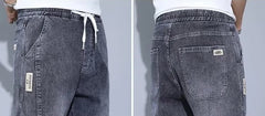 Men's Jeans Slim Fit Fashion Ankle-tied Harem Pants