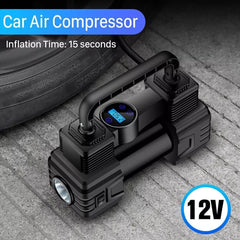 Air Compressor 12V Heavy Duty Portable Electric Car Tyre Inflator 150PSI UK