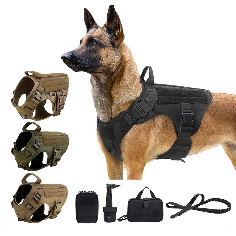 Pet Harness Luxury Dog Leash Set Chest Dog  Nylon Camouflage Dog Harness