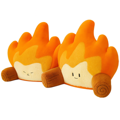 Small Flame Waist Rest Seat Cushions Home Armchair Back Creative Trending Plush Toy Gift