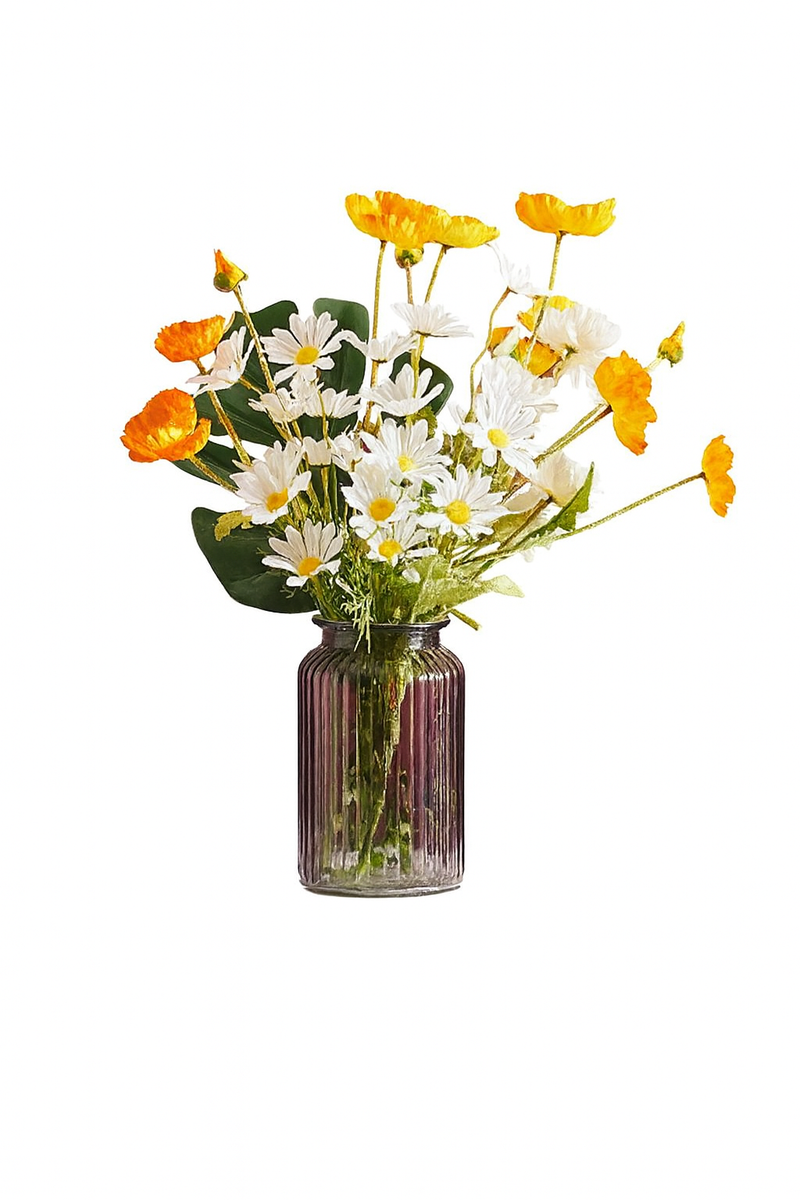 Creative Colorful Silk Fabric Artificial Flowers