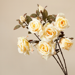 Artificial Flowers Dried Fake Flowers Retro Oil Painting Living Room Decoration