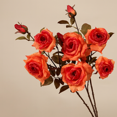Artificial Flowers Dried Fake Flowers Retro Oil Painting Living Room Decoration