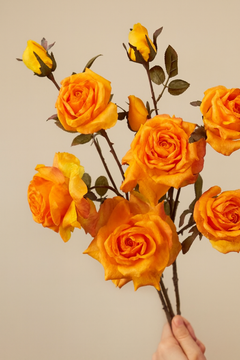 Artificial Flowers Dried Fake Flowers Retro Oil Painting Living Room Decoration