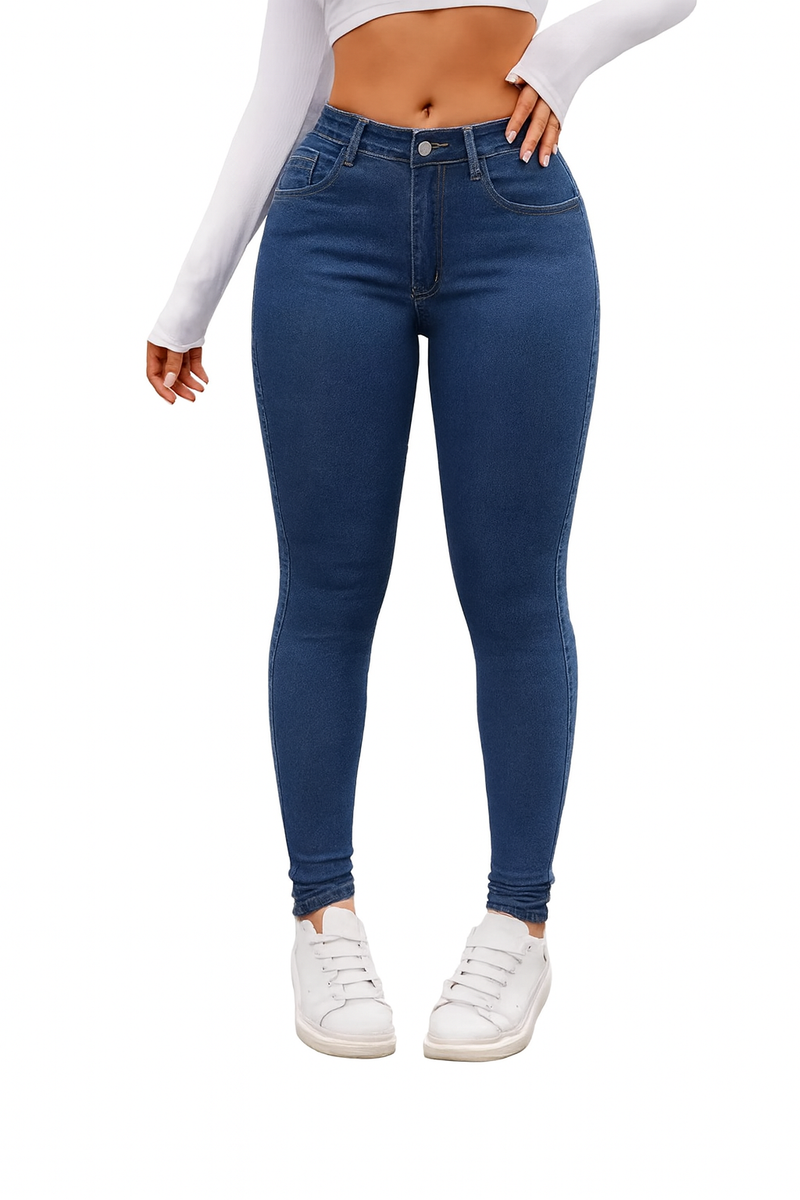 Skinny Stretch Feet Pants Jeans