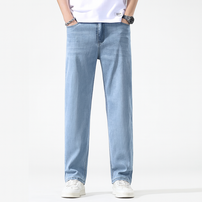 Thin Straight Loose High-end Business Casual Long Pants Men
