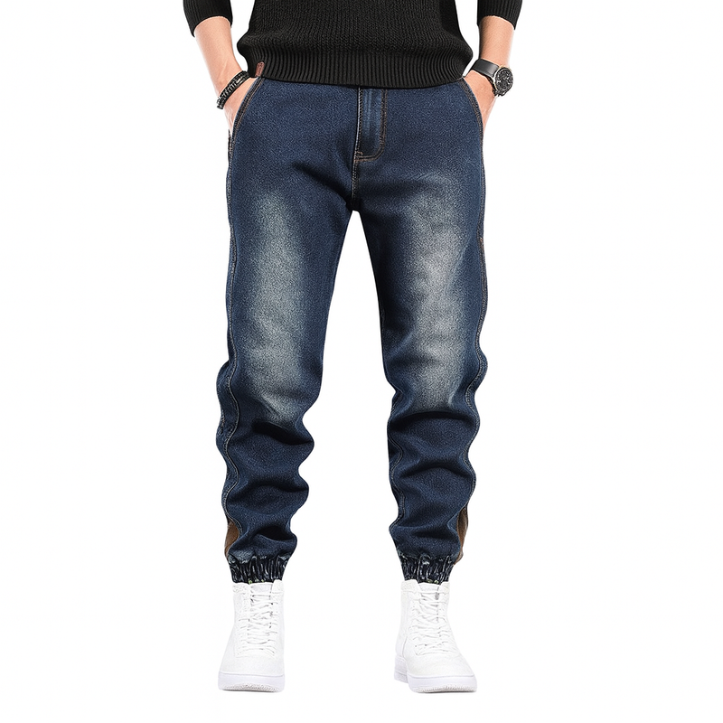 American-style Heavy New Patchwork Overalls Men