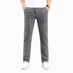 Versatile Stretch Korean Style Slim Fit Trousers