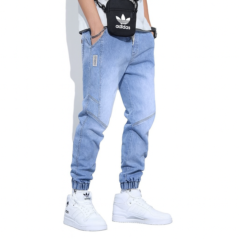 Men's Jeans Slim Fit Fashion Ankle-tied Harem Pants