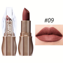 Kissable Colors: 12 Matte Long-Lasting Lipsticks-11