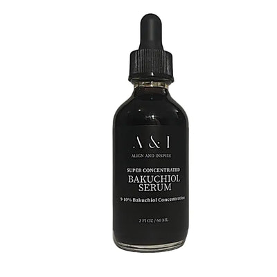 100% Pure Cold Pressed Bakuchiol Serum 2 oz Plant-Based Natural Retinol Alternative
