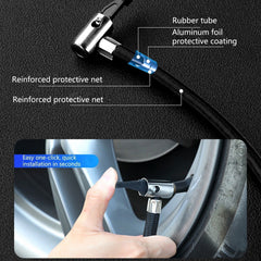 Air Compressor 12V Heavy Duty Portable Electric Car Tyre Inflator 150PSI UK
