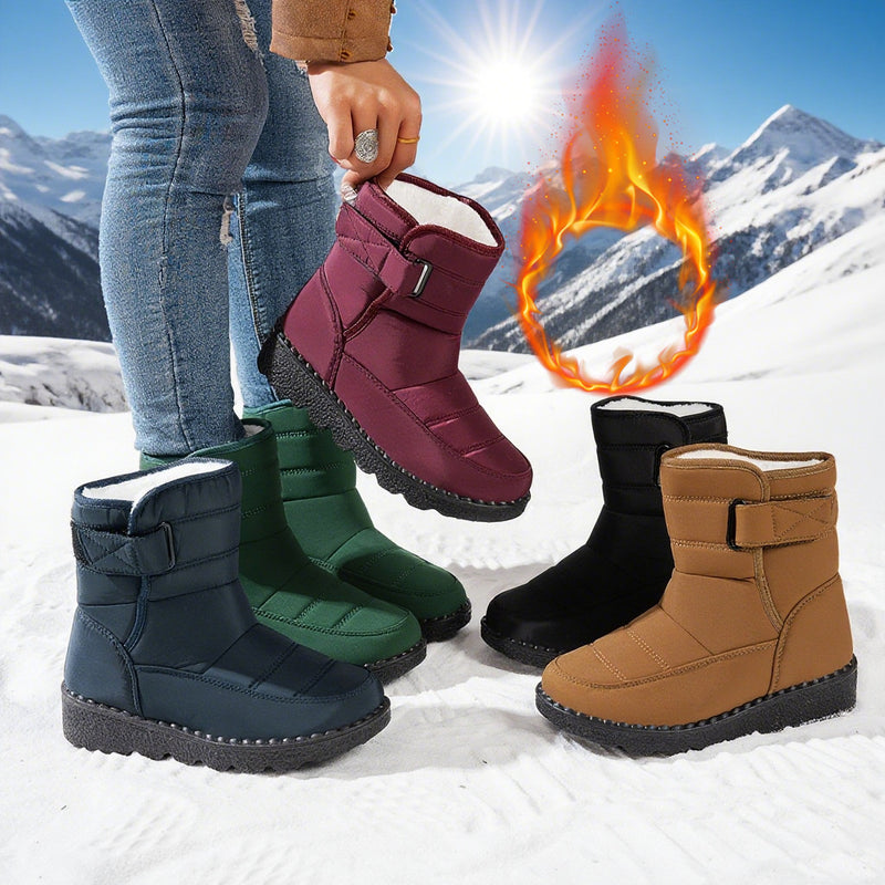 Snow Boots For Women Plus Size Plus Velvet Warm Cotton Boots