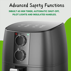 Domestic King 4L Air Fryer With Free Recipe Book - TikTopia