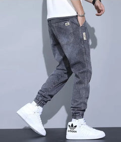 Men's Jeans Slim Fit Fashion Ankle-tied Harem Pants