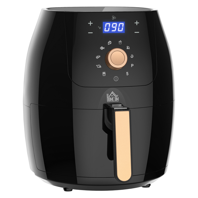 Air Fryer 1700W 5.5L with Digital Display Adjustable Temperature - TikTopia
