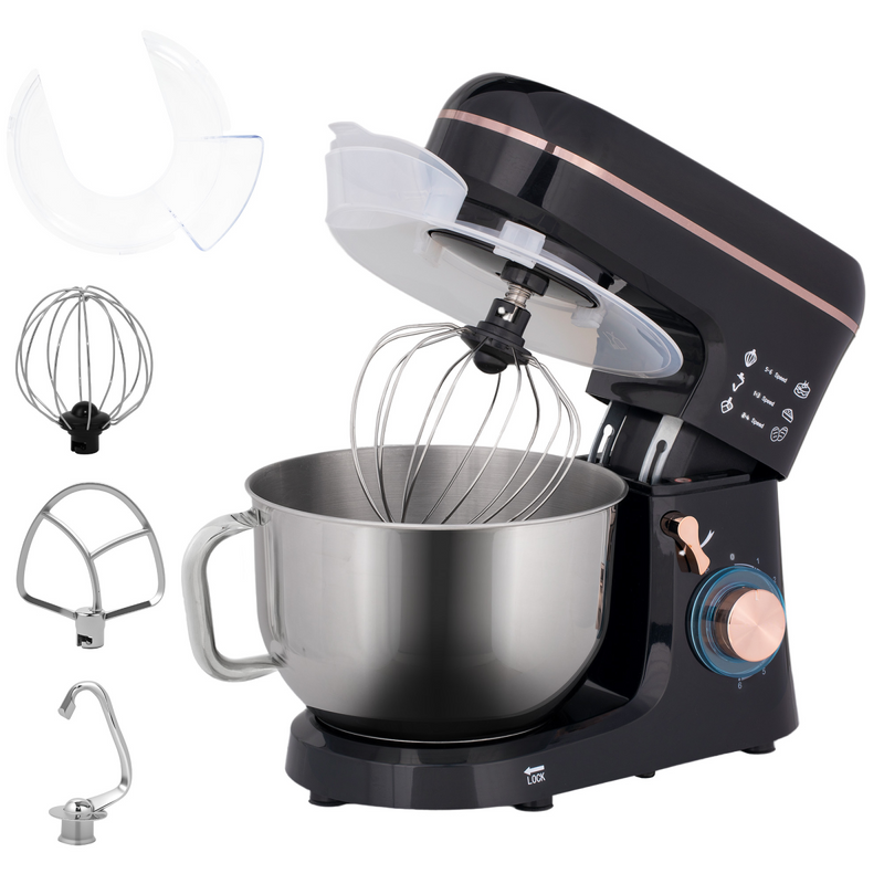 Powerful 1400W Stand Mixer with 5L Bowl & Versatile Speed Settings - TikTopia