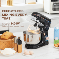 Powerful 1400W Stand Mixer with 5L Bowl & Versatile Speed Settings - TikTopia