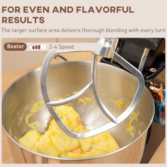 Powerful 1400W Stand Mixer with 5L Bowl & Versatile Speed Settings - TikTopia