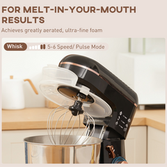 Powerful 1400W Stand Mixer with 5L Bowl & Versatile Speed Settings - TikTopia