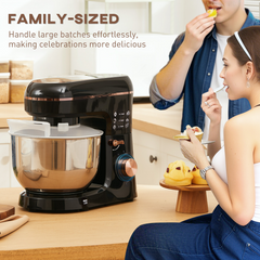 Powerful 1400W Stand Mixer with 5L Bowl & Versatile Speed Settings - TikTopia