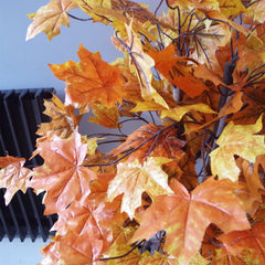 125cm Orange Maple Acer Extra Large Artificial Tree - TikTopia
