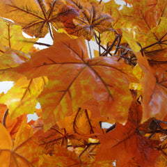 125cm Orange Maple Acer Extra Large Artificial Tree - TikTopia
