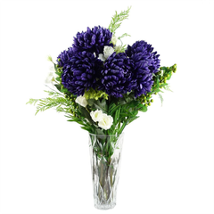 Pack of 6 x 70cm Artificial Green Berry Spray - TikTopia
