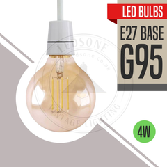 10Pack E27 LED Edison Dimmable Vintage Amber Glass Warm white 2700K Light Bulbs - TikTopia