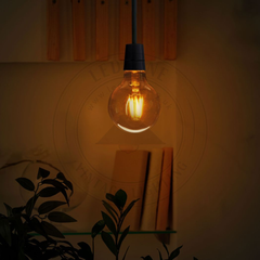 6Pack E27 LED Edison Dimmable Vintage Amber Glass Warm white 2700K Light Bulbs - TikTopia