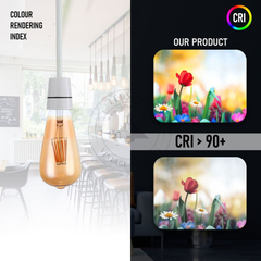 E27 ST64 Vintage LED Dimmable  Bulbs, 8W Edison Light Bulb, - TikTopia