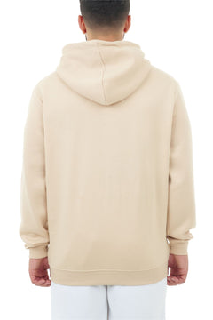 BASIC MENS ZIPPER HOODIE STONE S - TikTopia