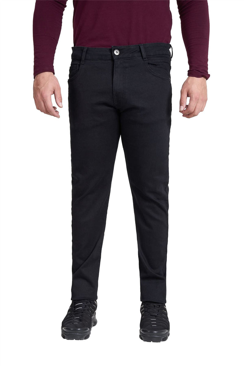 Mens Skinny Leg Jeans Black - Size 36