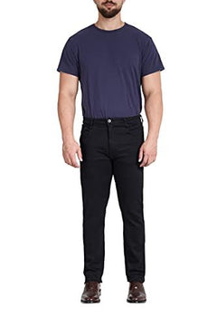 Mens Slim Leg Jean BLACK 36" - TikTopia