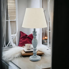 45CM TRADITIONAL LAMP AND SHADE - TikTopia