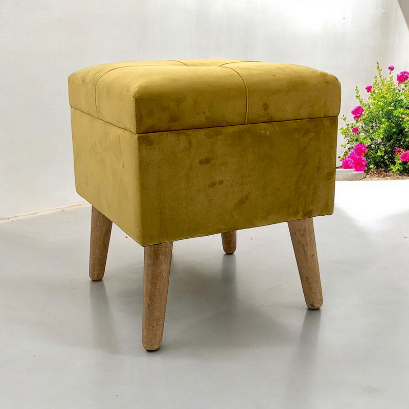 YELLOW WOODEN TRUNK - TikTopia