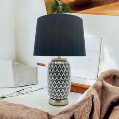 43CM LAMP AND SHADE - TikTopia