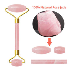 Jade Facial Massage Roller – Natural Beauty Tool for Glowing Skin - TikTopia
