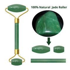 Jade Facial Massage Roller – Natural Beauty Tool for Glowing Skin - TikTopia