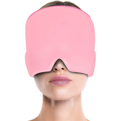 Migraine Relief Hat Cold Therapy Migraine Relief Products Comfortable Head Wrap Ice Pack Eye Mask For Puffy Eyes - TikTopia