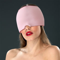 Migraine Relief Hat Cold Therapy Migraine Relief Products Comfortable Head Wrap Ice Pack Eye Mask For Puffy Eyes - TikTopia