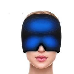 Migraine Relief Hat Cold Therapy Migraine Relief Products Comfortable Head Wrap Ice Pack Eye Mask For Puffy Eyes - TikTopia