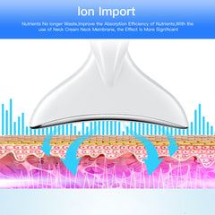 EMS Microcurrent Neck Face Beauty Device With 3 Colors LED Photon Therapy Skin Tighten Reduce Double Chin Face Lifting Devices - TikTopia