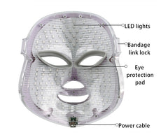 7 colors Led mask Facial beauty skin care rejuvenation wrinkles acne removal face beauty therapy whitening tightening instrument - TikTopia